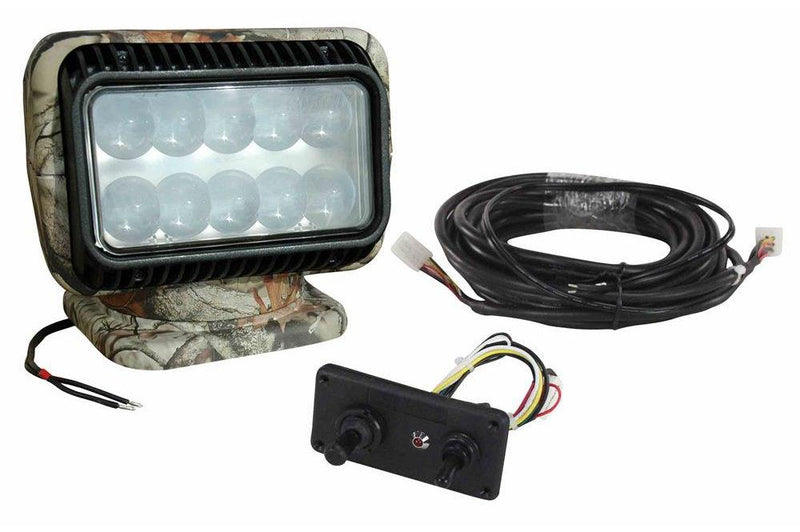 LED Golight Radioray 20814 Remote Control Spotlight - Wired Dash Remote Control - Perm Mount