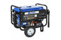 4.4 kW Portable Gas Powered Generator - Electric Start - Wheel and Handle Kit