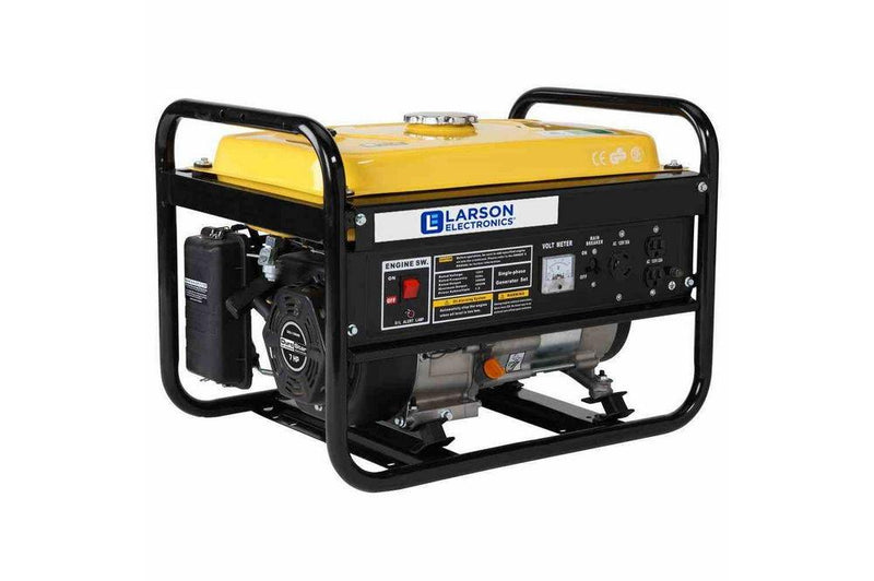 4 kW Portable Gas Powered Generator - 3300KW Continuous, 4000KW Peak - Wheel and Handle Kit