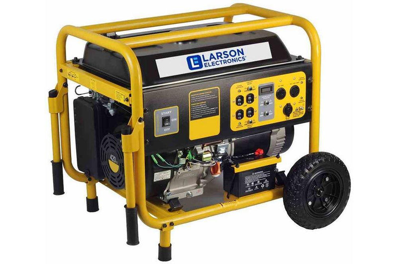 7 kW Portable Gas Powered Generator - 7KW Continuous, 9KW Peak - Wheel and Handle Kit