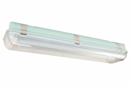 Larson 28W Vapor Proof Dimmable LED Fixture - 0-10V Dimmable - 3500 Lumens - 120-277V AC or 11-25V AC