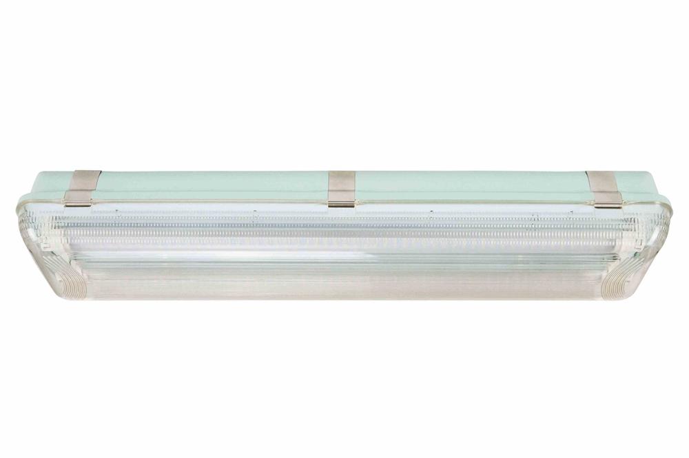 28W Vapor Proof Dimmable LED Fixture - 0-10V Dimmable - 3500 lms - 120-277V AC - 15' Cord - Safety Hooks