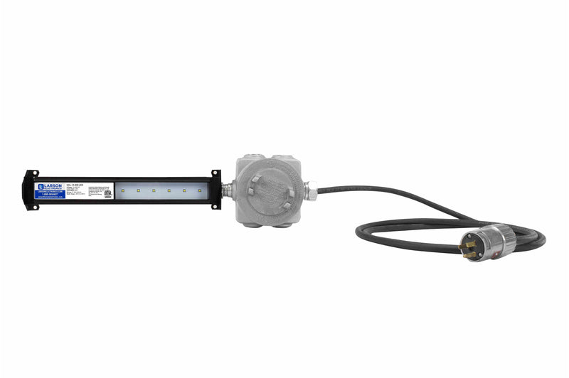 Larson 10 Watt LED Light Fixtures for Hazardous Location Illumination - 120-240V w/ Stepdown Transformer
