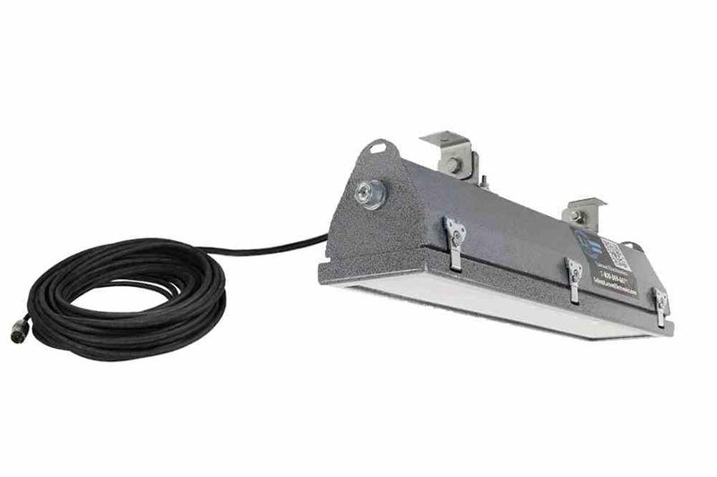 Class 1 Div 2 LED Pivoting Light - 2 foot 2 lamp - LED T series Style (Fluorescent Replacement) - 50' 16/3 SOOW Cord w/ Explosion Proof Cord Cap