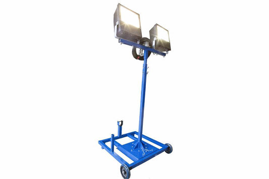 Hazardous Area Light - Extendible Tower W/ Wheels - 2 X 400 Watt Metal Lights - Class 1 Division 2