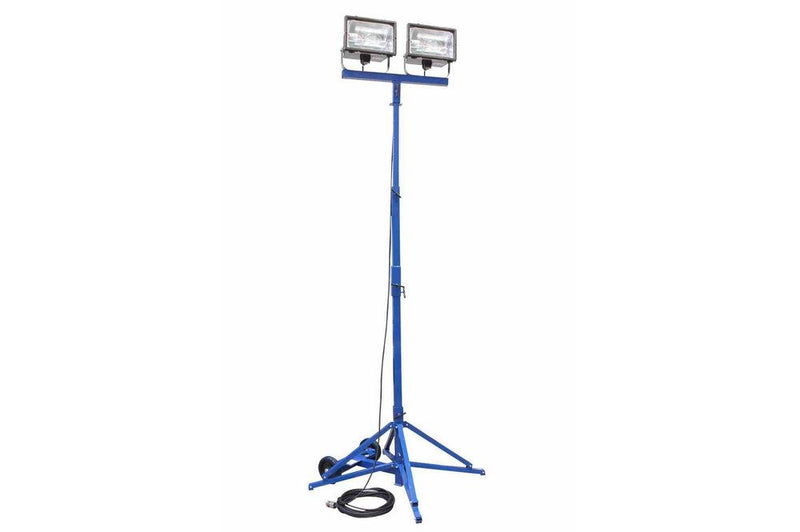 Portable Hazardous Area Light, (2) 400 Watt Metal Halide Lights, Quadpod Mount, C1D2