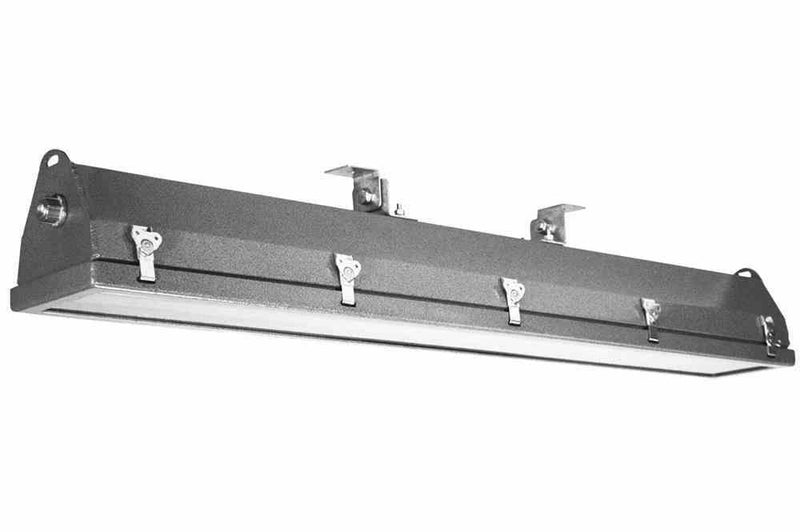 Class 1 Div 2 LED Pivoting Light - 4 Foot 2 Lamp - 50' SOOW w/ EXP Plug - Offshore LED Rig Light