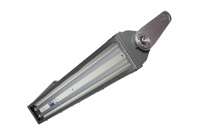 C1D2 LED Pivoting Light - 4' 2 Lamp - Offshore LED Rig Light - Meets USCG Specs - 8" Extension Arms