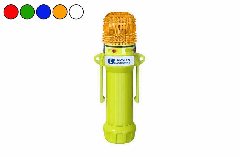 Hazardous Location LED Beacon - Battery Powered Indicator Flare - (4) AA - C1D2/ATEX Rated