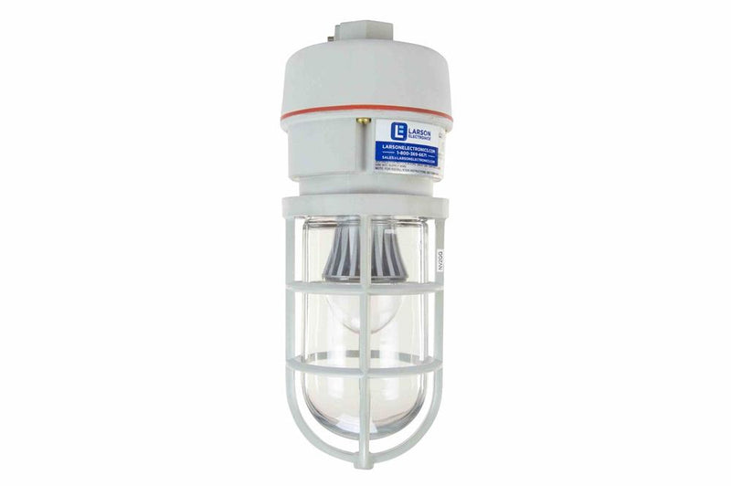 Vaporproof Colored LED Light - 7 Watts - 48VDC - Non-Metallic - Corrosion Resistant - Class 1, Division 2