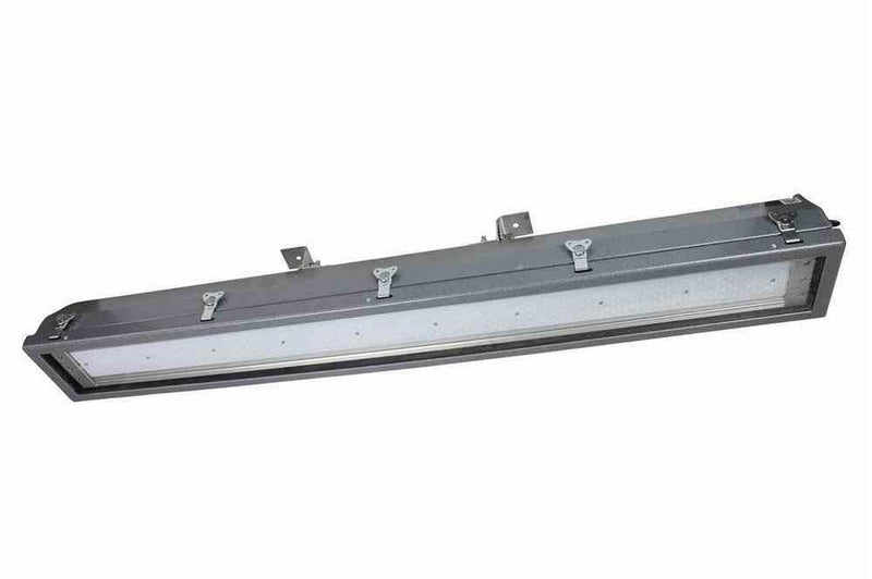 80W C1D2 LED Pivoting Emergency Light - 4' Integrated Lamp - Offshore Rig Light - 0-10V Dimming