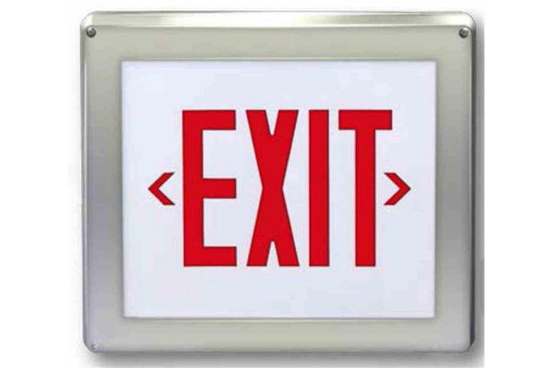 Hazardous Location Emergency Remote Exit Sign - Class I, Division 2 - NEMA 4X - 120V/277VAC