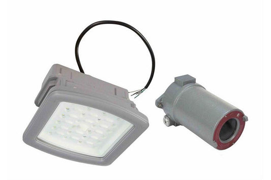 40 Watt Hazardous Locations Low Profile LED Light Fixture - Class 1 Div 2 - ATEX Rated - 24VDC