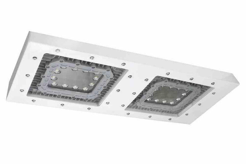 Low Profile Explosion Proof LED Light - 2x4 Lay-In Mount - Class 1 Div 2 - Paint Spray Booth Rated