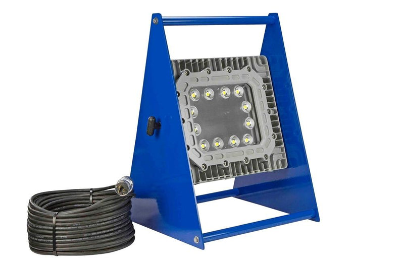 185 Watt Hazardous Location LED Light - A-frame Base Stand - C1D2 - 100 foot Cord w/ EXP Plug