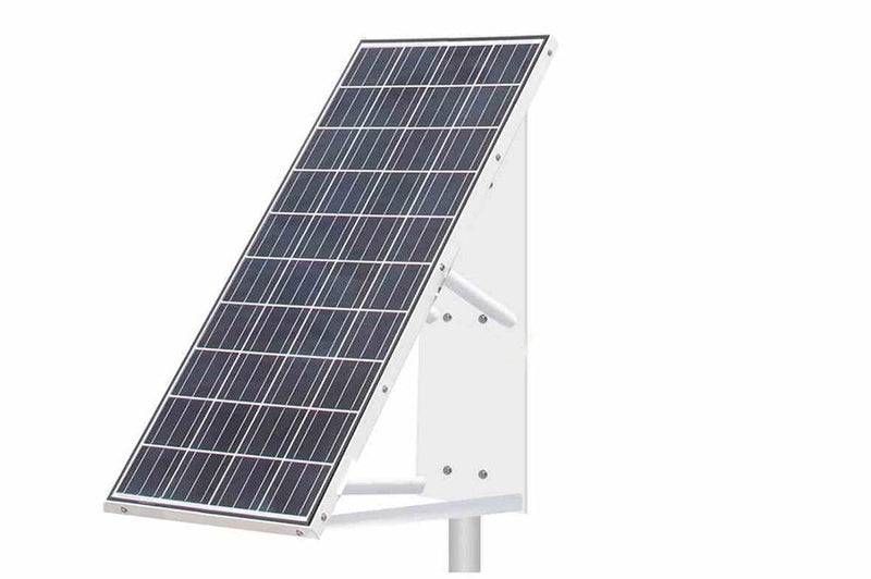 50W Explosion Proof Solar Panel - Class I, Div 2 - 12V - IP65 Junction Box - Pipe Clamp Mount