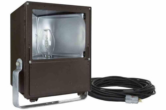 Class I, Div. II 400 Watt Metal Halide Flood Light - 15' SOOW Cord w/ Exp. Plug - Multi-Tap 120-277V