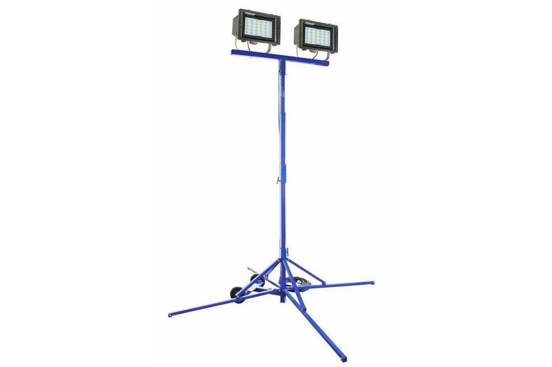 Low Voltage Hazardous Area Light LED Quadpod - Work Area - 300 Watts - 100 ft cord - 29,580 Lumens