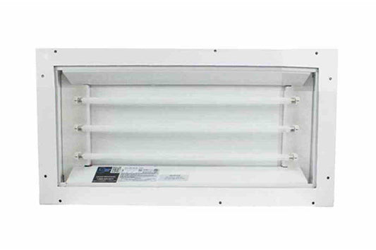 Rear Access Paint Spray Booth 2x1 Lay-In Panel Fixture - (3) 2' Fluorescent T8 Lamps - C1D2, C2D2