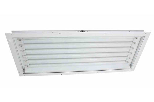 112W Explosion Proof Paint Spray Booth Lay-In LED Fixture - C1D2 - (4) 4' Lamps - Rear Access