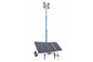 Explosion Proof 5-Stage Solar Light Tower - 13.5'-30' - (4) 100W LED Lamps - (4) 250aH Batteries
