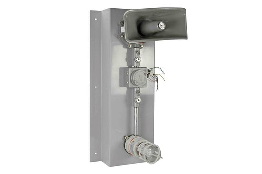Hazardous Location Signal Light w/ Audible Alarm - Class 1 Div 2 - 4 Colors Avail - Steady or Strobe