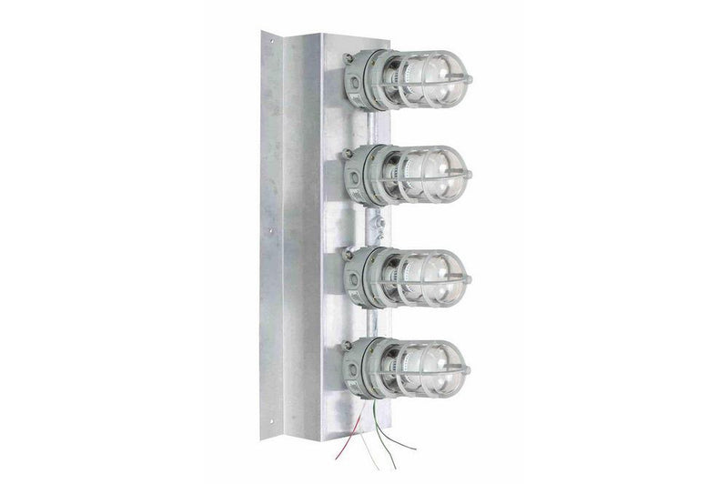 4-Lamp Class 1, Division 2 LED Signal Stack Light - 40 Watts - Non-Metallic - Corrosion Resistant