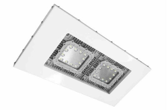 Low Profile Clean Room LED Light - 2x4 Lay-In Troffer - C1D1 - C2D2 - ISO 14644/FS-209E Rated - 140Ãƒâ€šÃ‚Â°