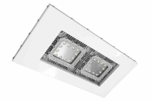 Low Profile Clean Room LED Light - 2x4 Lay-In Troffer - C1D1 - C2D2 - ISO 14644/FS-209E Rated