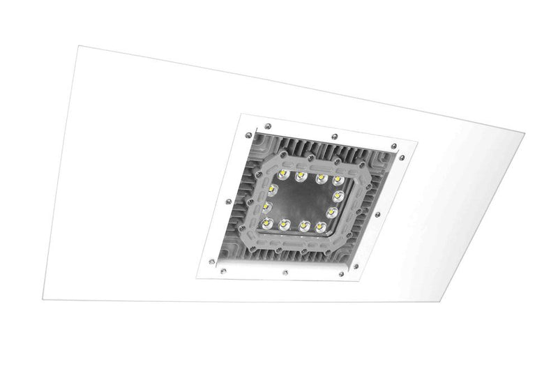 150W Dimmable Clean Room LED Light -2x4 Lay-In Troffer- C1D1 - C2D2 - ISO 14644/FS-209E Rated - 90 Minute Battery Backup