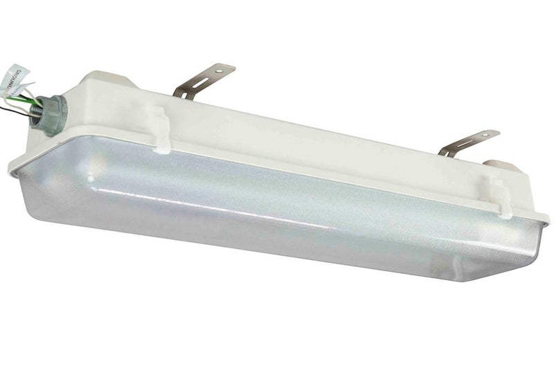 Class I, Division 2 LED Light - 2 foot, 2 lamp - Corrosion Resistant Construction (Saltwater) - 2 Input and 2 Output Hubs