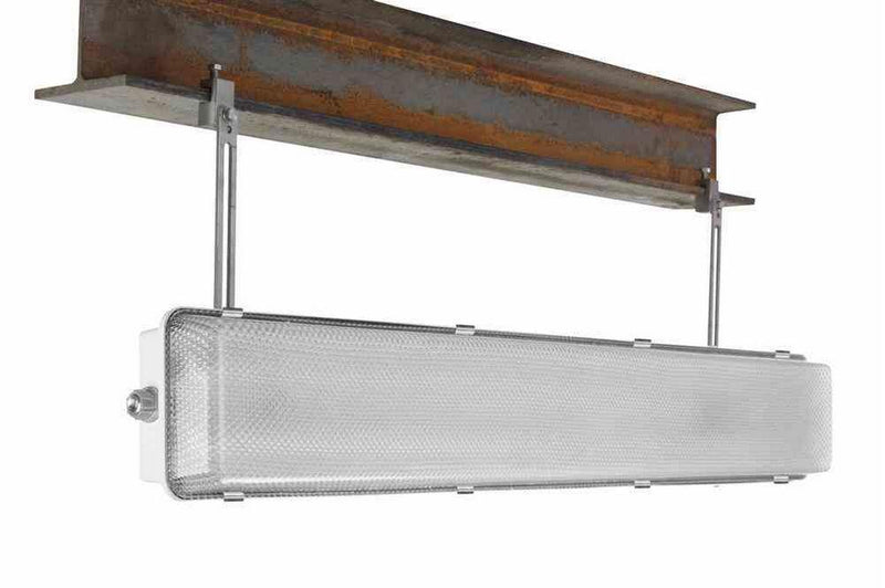 Class 1 Division 2 Hazardous Location LED Light w/ Stainless Steel I-Beam Mount Corrosion Resistant