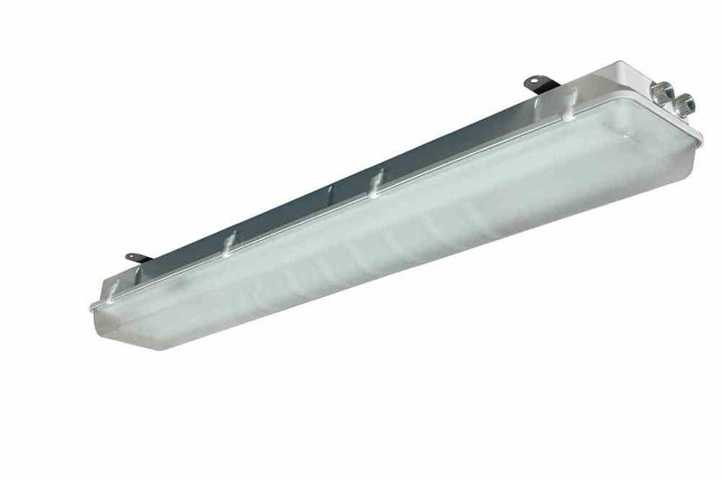 3 Lamp Class 1 Division 2 Fluorescent Light - Two Input and 2 Output Hubs