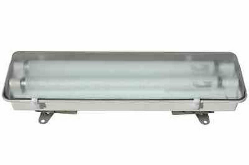 Class I, Div. II Fluorescent Fixture - Emergency Battery Backup - Corrosion Resistant (Saltwater) -