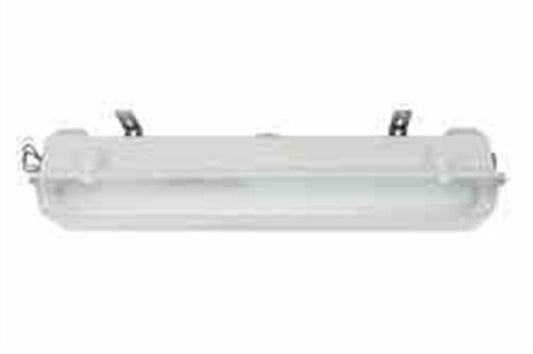 28W Hazloc Emergency LED Light - 2' (2) Lamps - C1D2 - Battery Backup - UL 924 - SS Latches