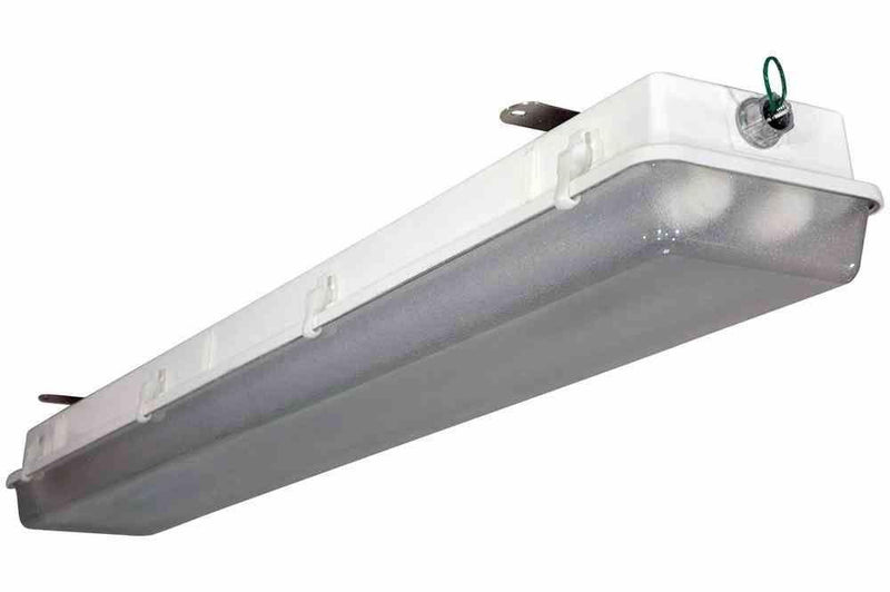 Class 1 Division 2 Emergency LED Light - 4' 1 lamp - Battery Backup - Failsafe Lighting - UL 924