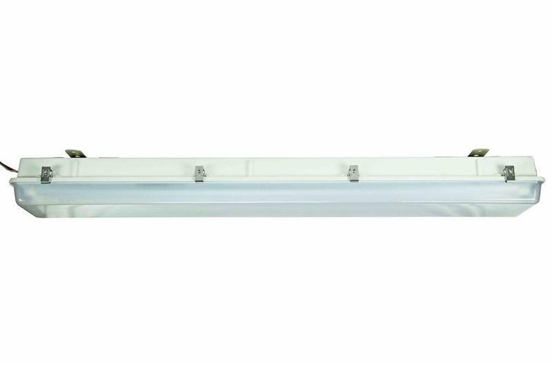 Emergency LED Light - 4' (2) Lamps - C1D2 - Battery Backup - Failsafe Lighting - UL 924 - SS Latches