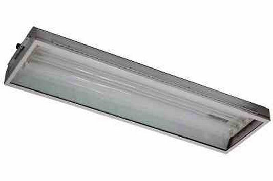 4' 2 Lamp Fluorescent Light Fixture - Emergency Battery Backup - T5HO Bulbs - Multi-voltage - CID2