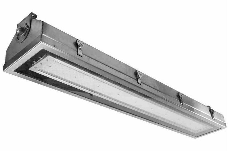 Stainless Steel Hazardous Location Integrated LED Light Fixture - 19,200 Lumens- Corrosion Resistant