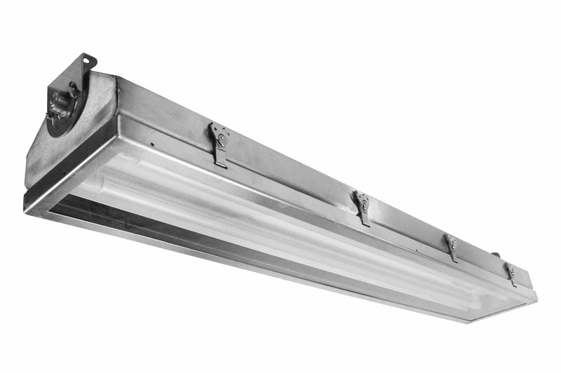 Larson Stainless Steel Hazardous Location Emergency Lighting LED Fixture - Class I, Div. II - Glass Lens