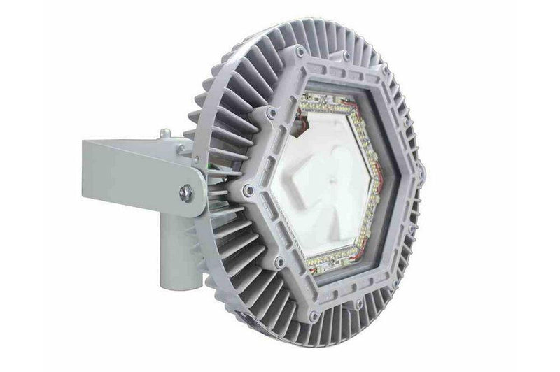 150 Watt Explosion Proof Pole Top Mount LED Light Fixture - C1D1 Group B Hydrogen - 10,000 Lumens