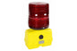 Heavy Duty Portable Warning Light - Red Battery Powered Strobe - Visual Safety Signal Light