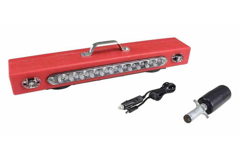 Wireless Battery Powered LED Tow Light - Portable Hazard Lights with Magnetic Base - Rechargeable