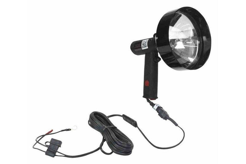 5 Million Candlepower Handheld Spotlight - 100 Watt Halogen - 21 Foot Cord w/ Ring Terminals