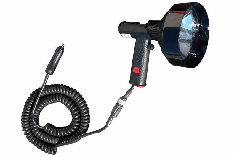 2 Million Candlepower Handheld HL-85 Spotlight - 100 Watt Halogen - Spot & Flood Combo - 16 Foot Coi