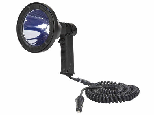 5 Watt LED UV Handheld Spotlight - Ultraviolet 365NM - Pistol Grip w/ 16' Coil Cord - 9-32VDC