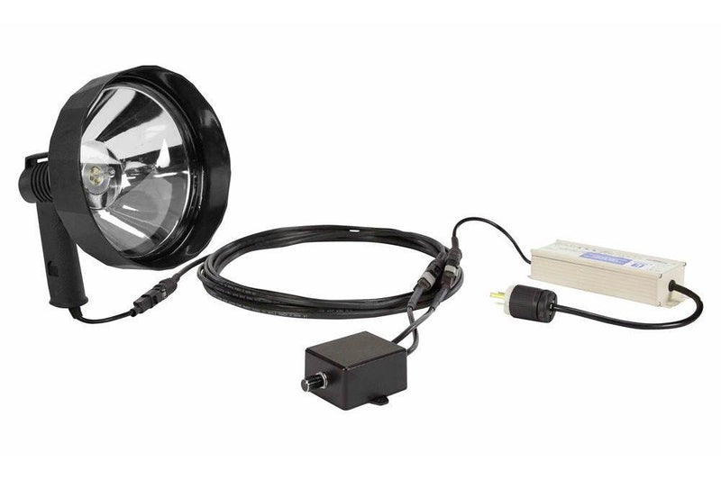 7 Million Candlepower Handheld Spotlight with Inline Dimmer - 100 Watt Halogen - Spot & Flood Combo