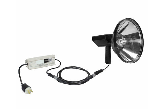 Larson 80W HID Handheld Spotlight - 10" Lens - 45 Million CP - 7200 Lumens - Spot / Flood Combo - 110V
