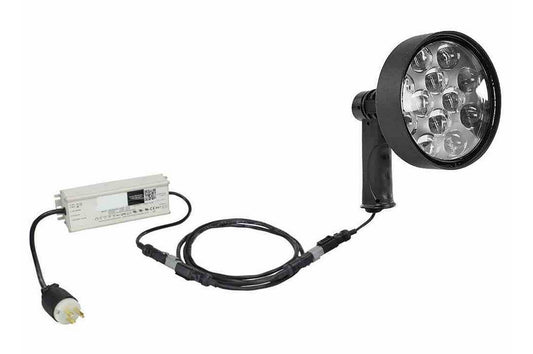 10 Million Candlepower LED Spotlight w/ Inline Transformer - 36 Watt - Pistol Grip - 1600 Foot Beam