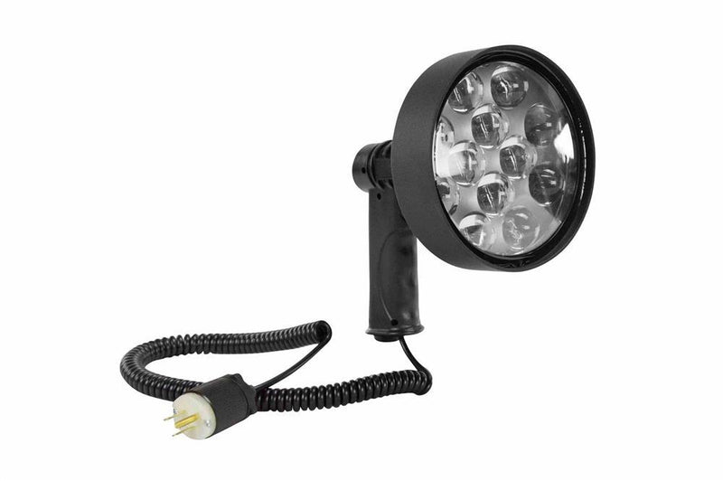 10 Million Candlepower LED Spotlight - 36W - Pistol Grip - 1600' Beam - 3200 Lumens - 5-15P